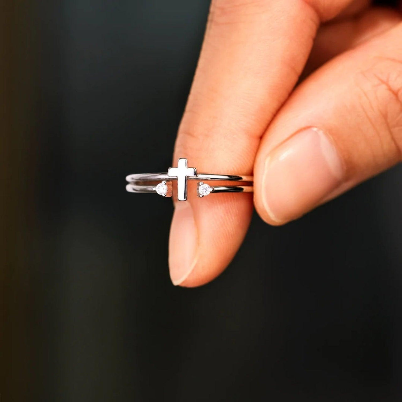 925 Sterling Silver Cross Ring - God's Girl Gifts And Apparel