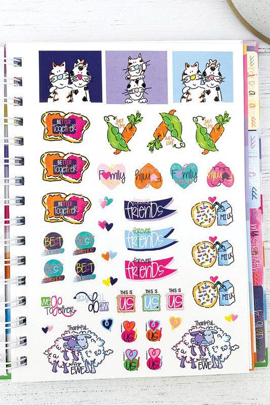 Be Still Faith-Based Gratitude Journal w Stickers 52-Week - God's Girl Gifts And Apparel