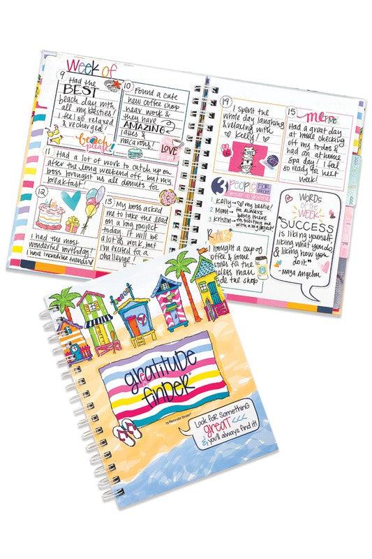 Beach, Please! Gratitude Journal with Stickers Non-Dated 52-Week - God's Girl Gifts And Apparel