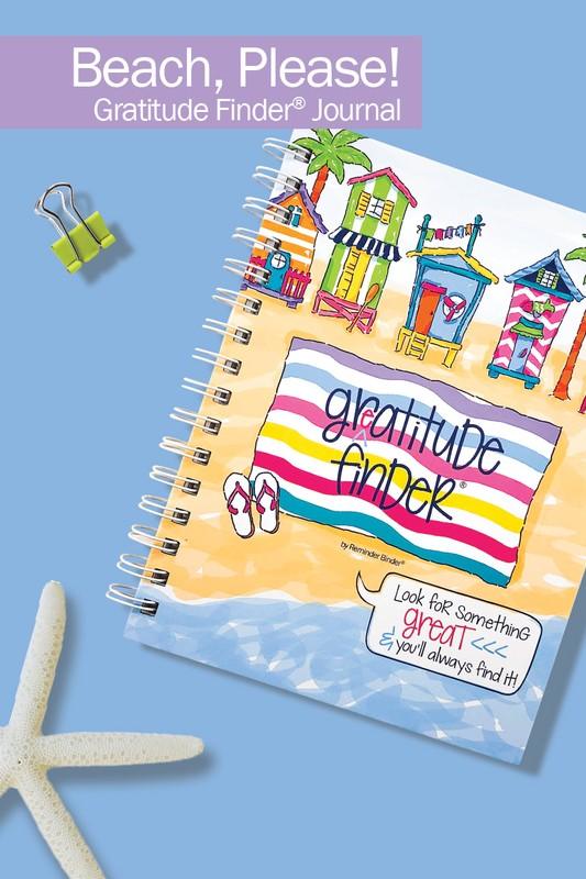 Beach, Please! Gratitude Journal with Stickers Non-Dated 52-Week - God's Girl Gifts And Apparel