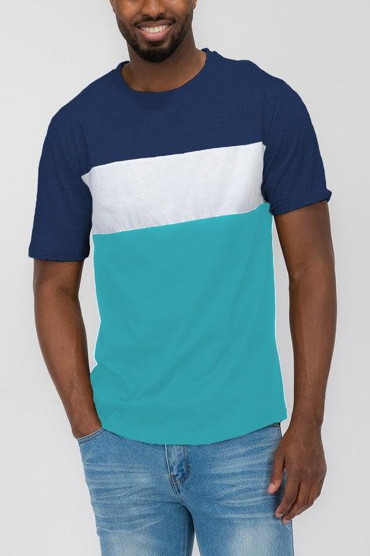 Color Block Short Sleeve TShirt - God's Girl Gifts And Apparel