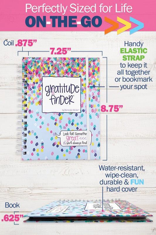 Confetti Party Gratitude Journal with Stickers Non-Dated 52-Week - God's Girl Gifts And Apparel