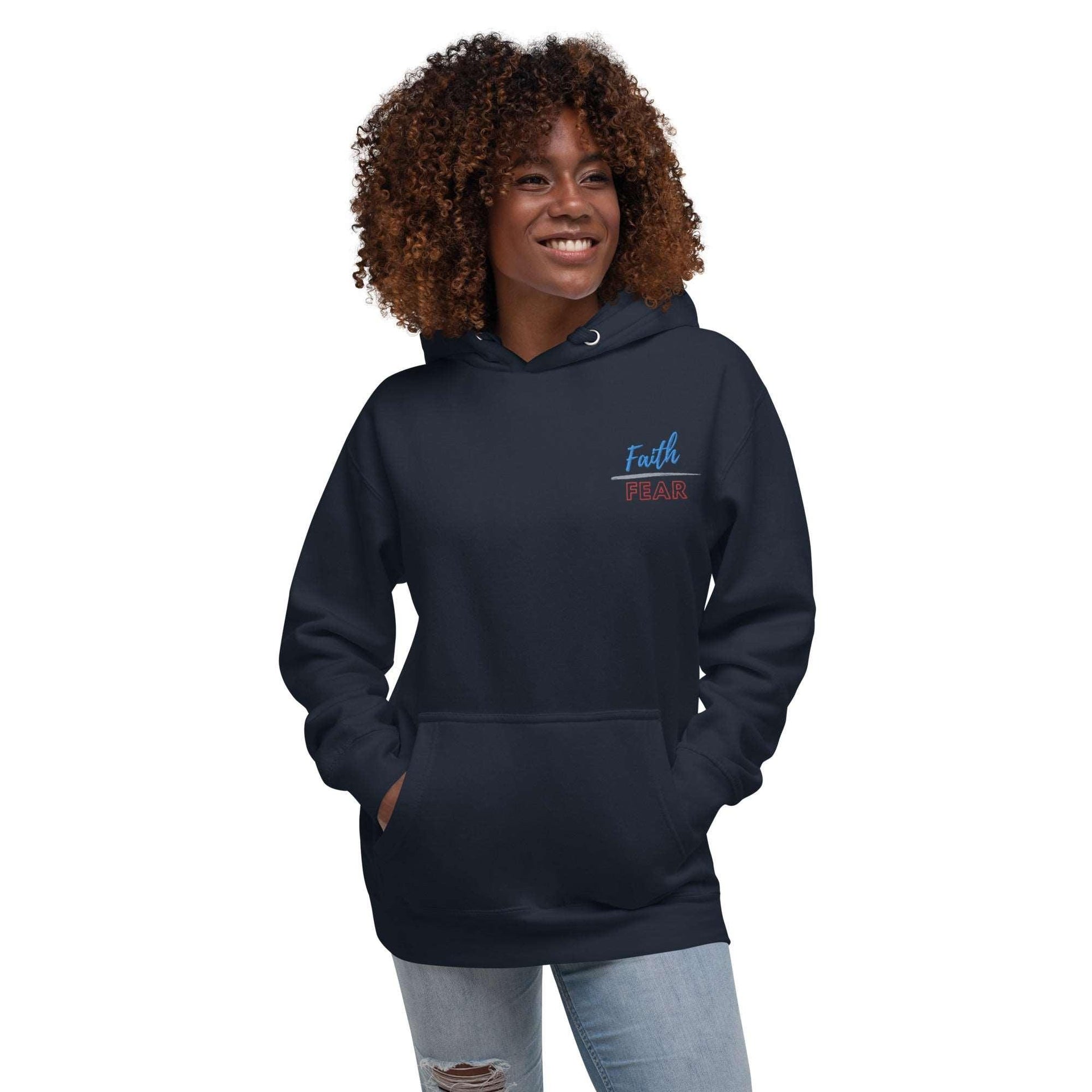 Faith over Fear Embroidered Hoodie