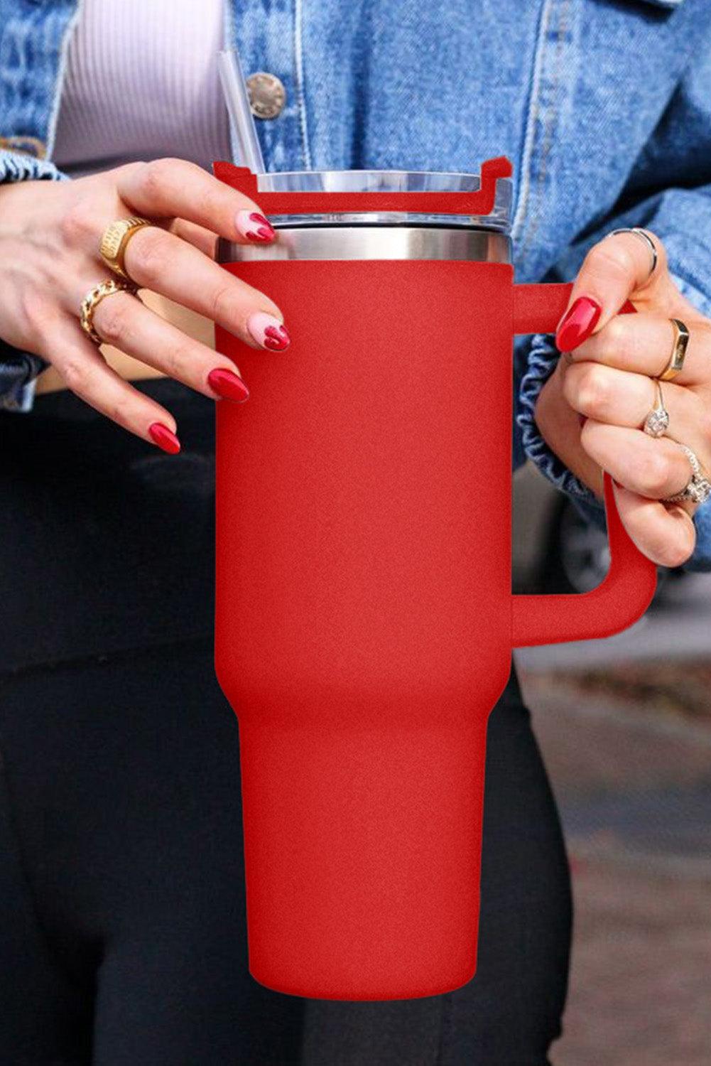 Fiery Red Stainless Steel Double Insulated Cup - God's Girl Gifts And Apparel