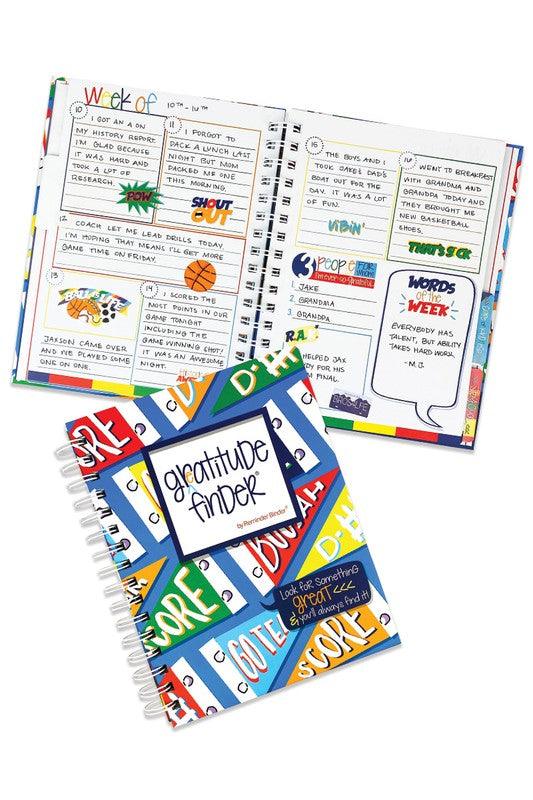 Go Team Gratitude Journal with Stickers for Boys - God's Girl Gifts And Apparel