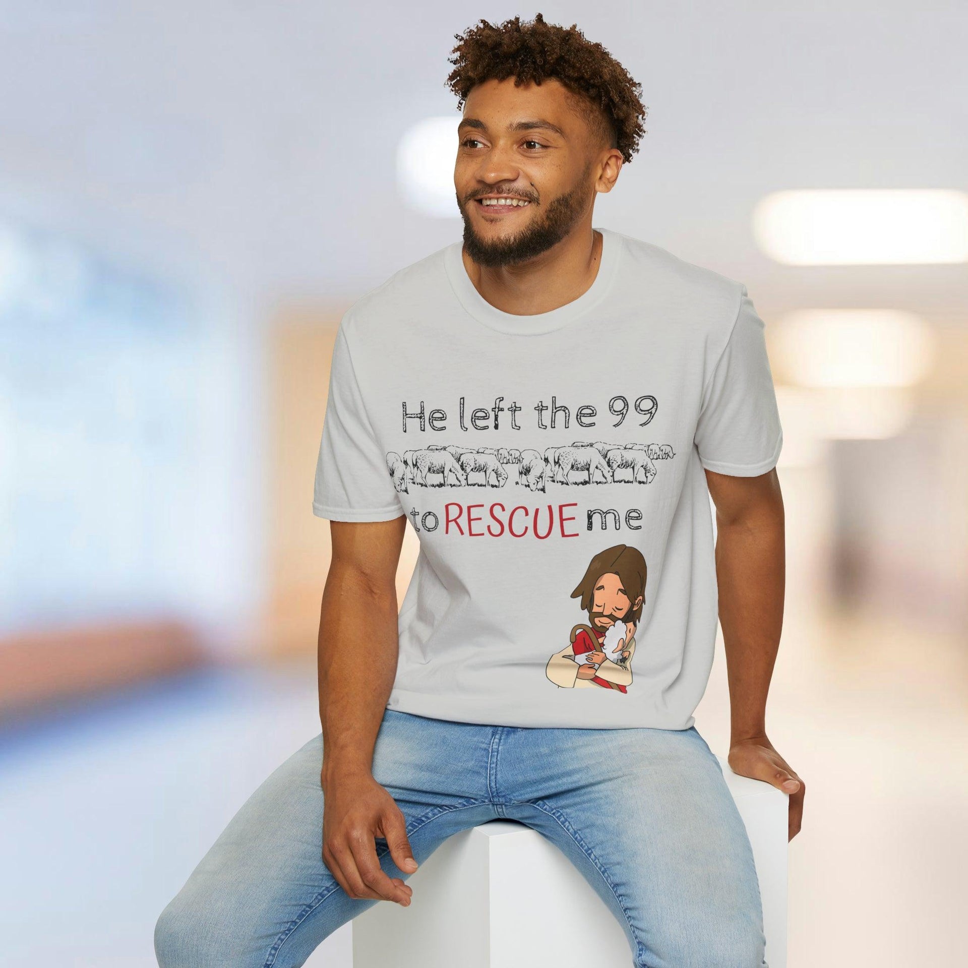 He Left the 99 Unisex Graphic T-shirt - God's Girl Gifts And Apparel