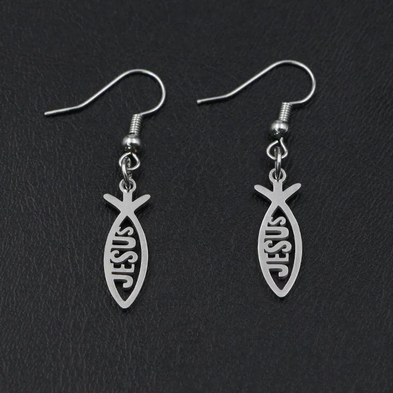 Ichthys Earrings - God's Girl Gifts And Apparel
