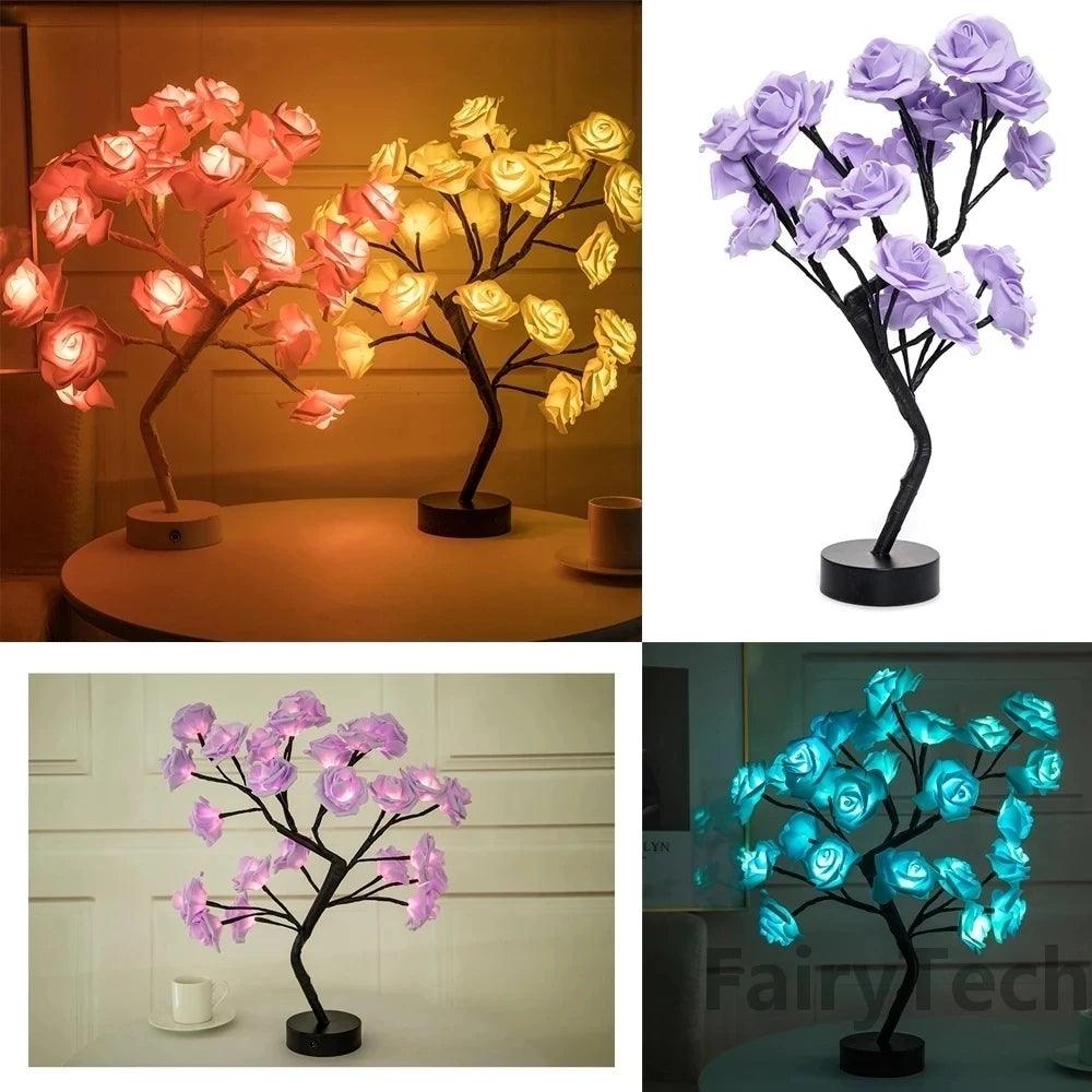 LED Fairy Rose Lamp - God's Girl Gifts And Apparel