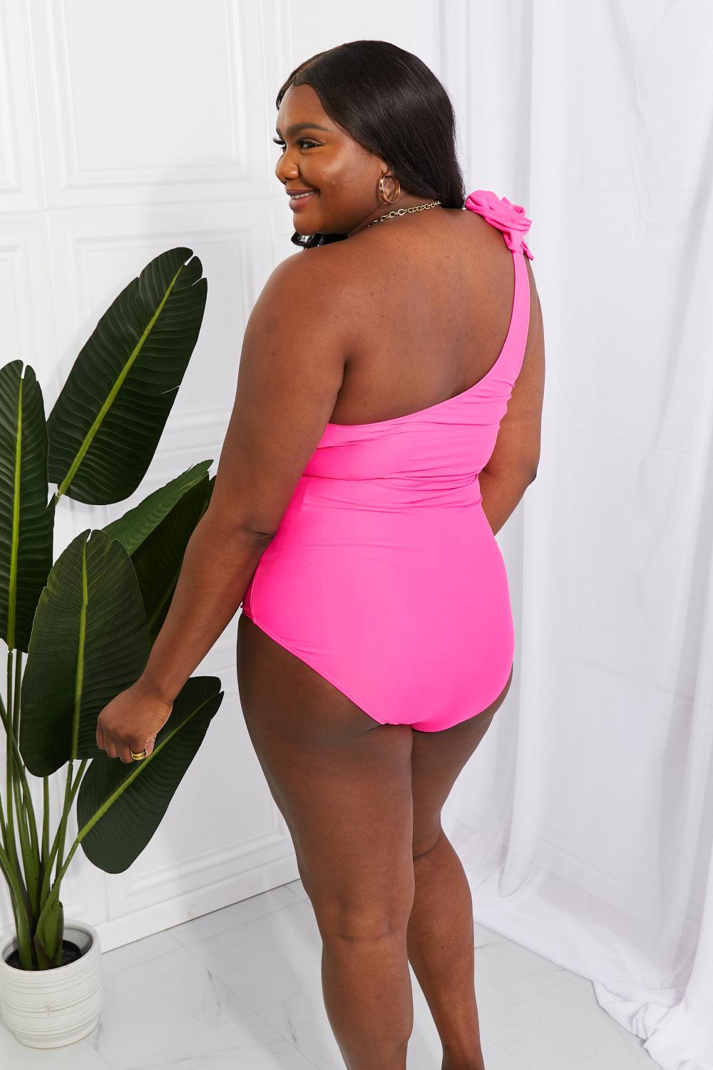 Marina West Swim Deep End One-Shoulder One-Piece Swimsuit - God's Girl Gifts And Apparel