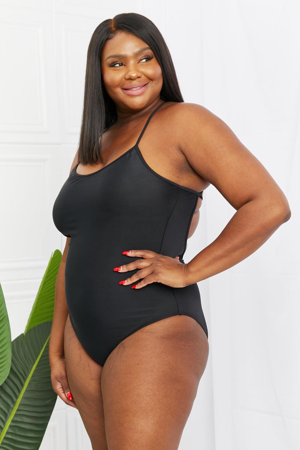 Marina West Swim High Tide One-Piece in Black - God's Girl Gifts And Apparel