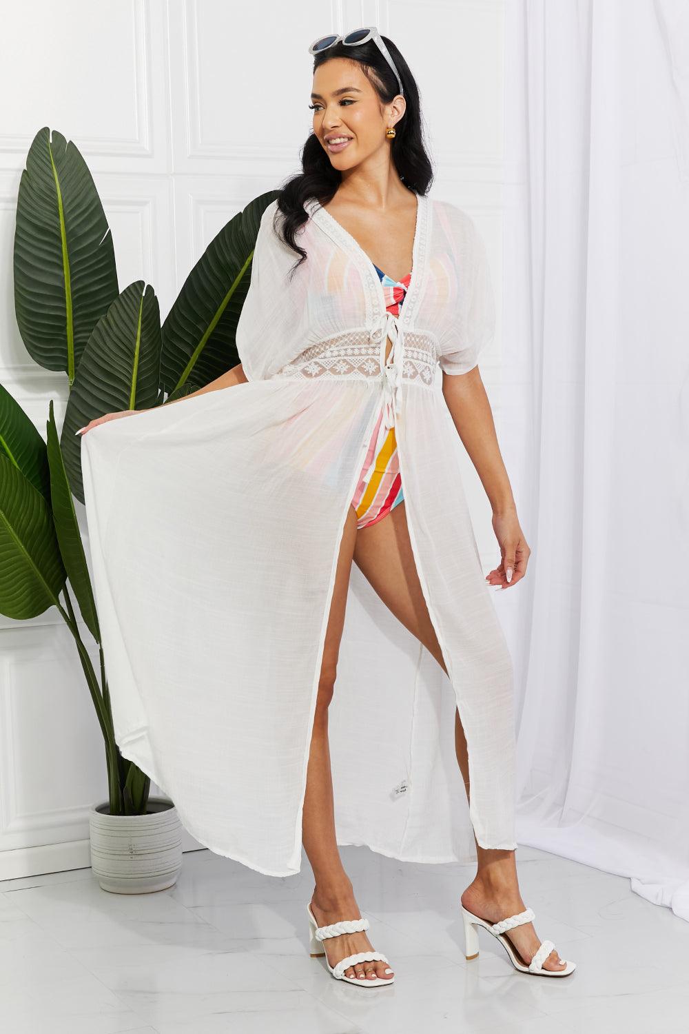 Marina West Swim Sun Goddess Tied Maxi Cover-Up - God's Girl Gifts And Apparel