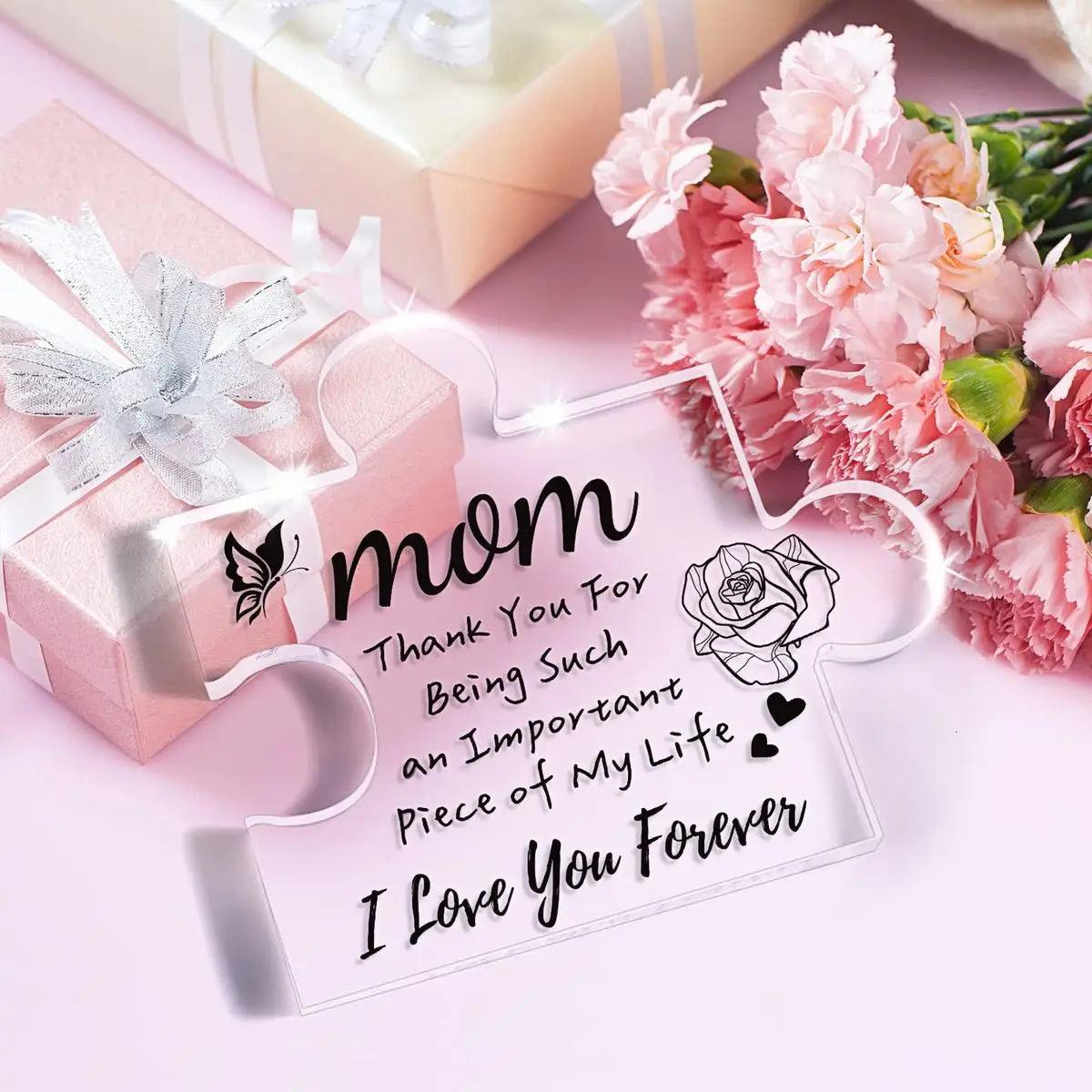 Mom’s Essential Piece Acrylic Tribute - God's Girl Gifts And Apparel