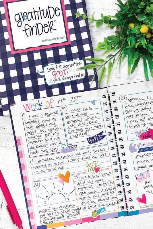 Preppy n Pink Chevy Gratitude Journal with Stickers Non-Dated 52-Week - God's Girl Gifts And Apparel