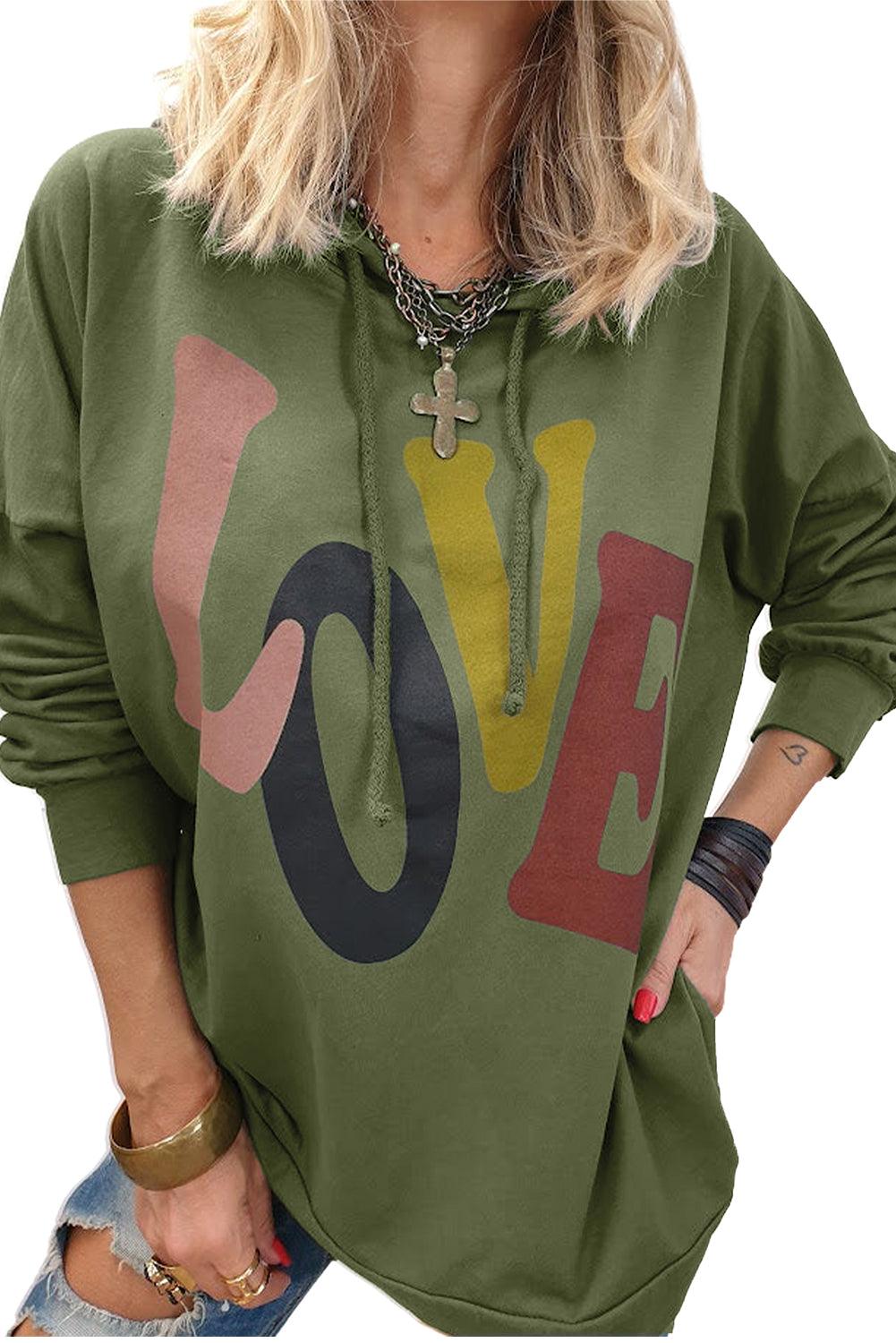 Serenity LOVE Graphic Oversize Hoodie - God's Girl Gifts And Apparel