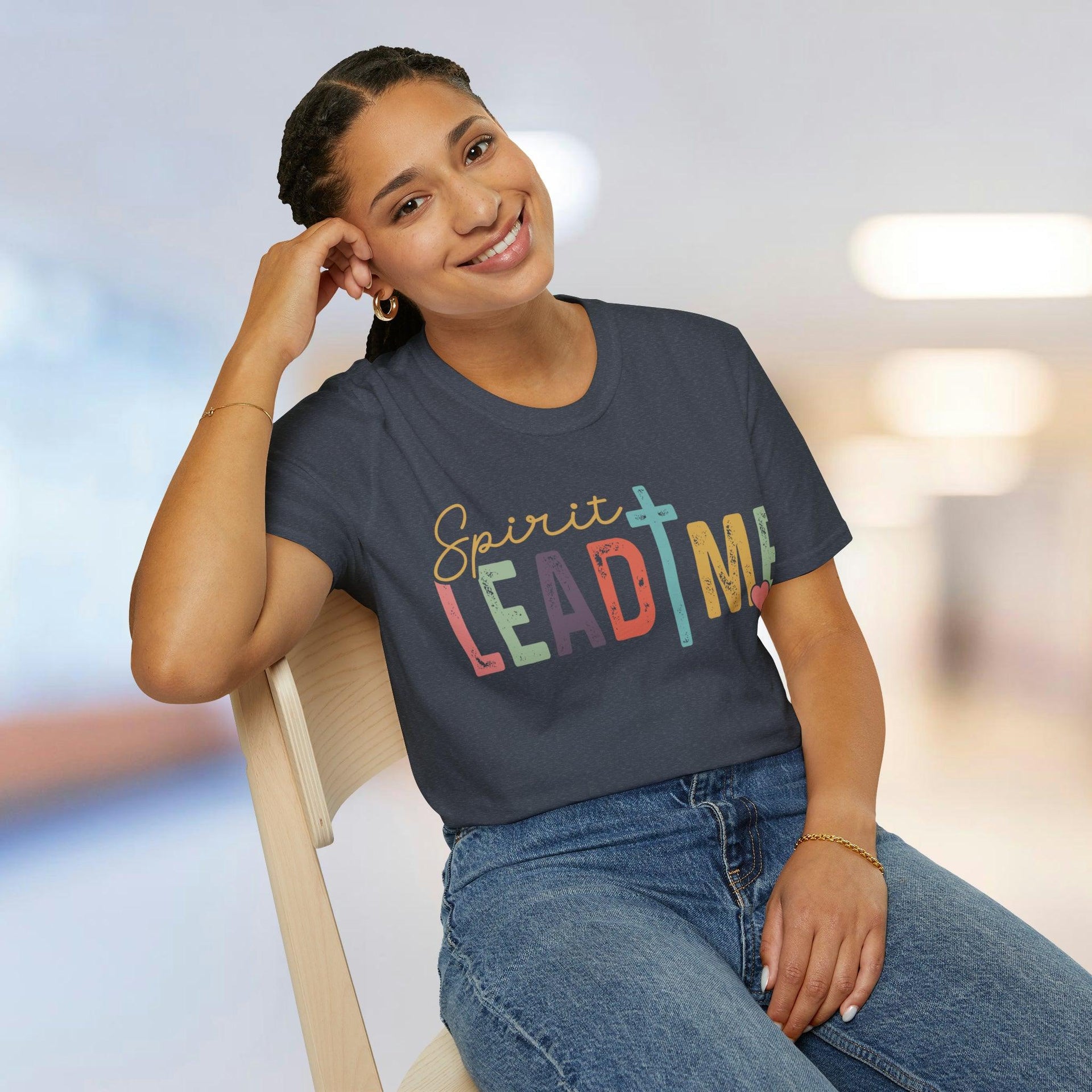 Spirit Lead Me Graphic T-shirt - God's Girl Gifts And Apparel