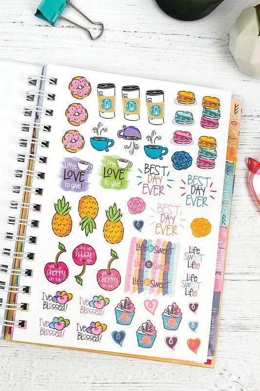 Summer Chevi Gratitude Journal with Stickers Non-Dated 52-Week - God's Girl Gifts And Apparel