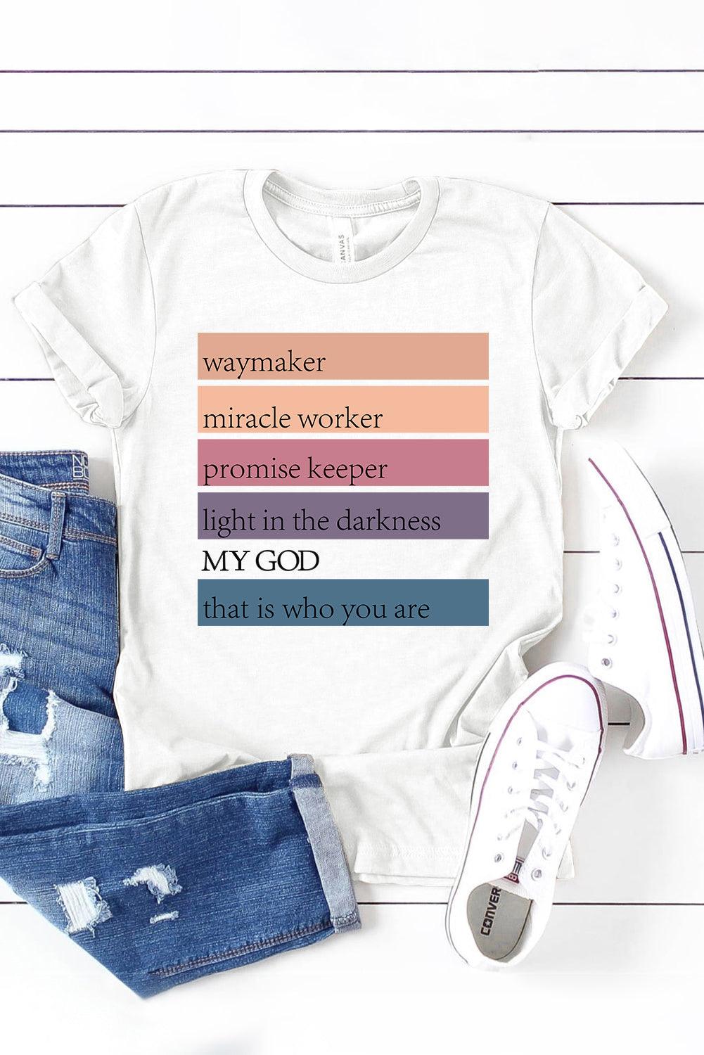 Waymaker Graphic Tee - God's Girl Gifts And Apparel