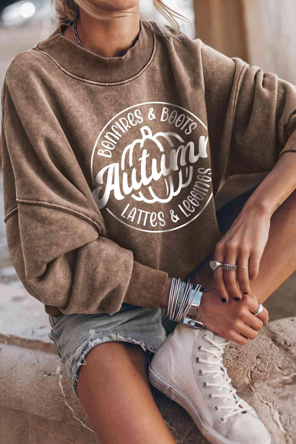 Autumn Graphic Sweatshirt - God's Girl Gifts And Apparel