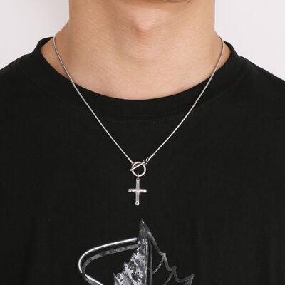 Cross Pendant Stainless Steel Necklace - God's Girl Gifts And Apparel