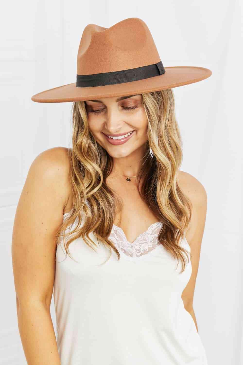 Fame Enjoy The Simple Things Fedora Hat - God's Girl Gifts And Apparel