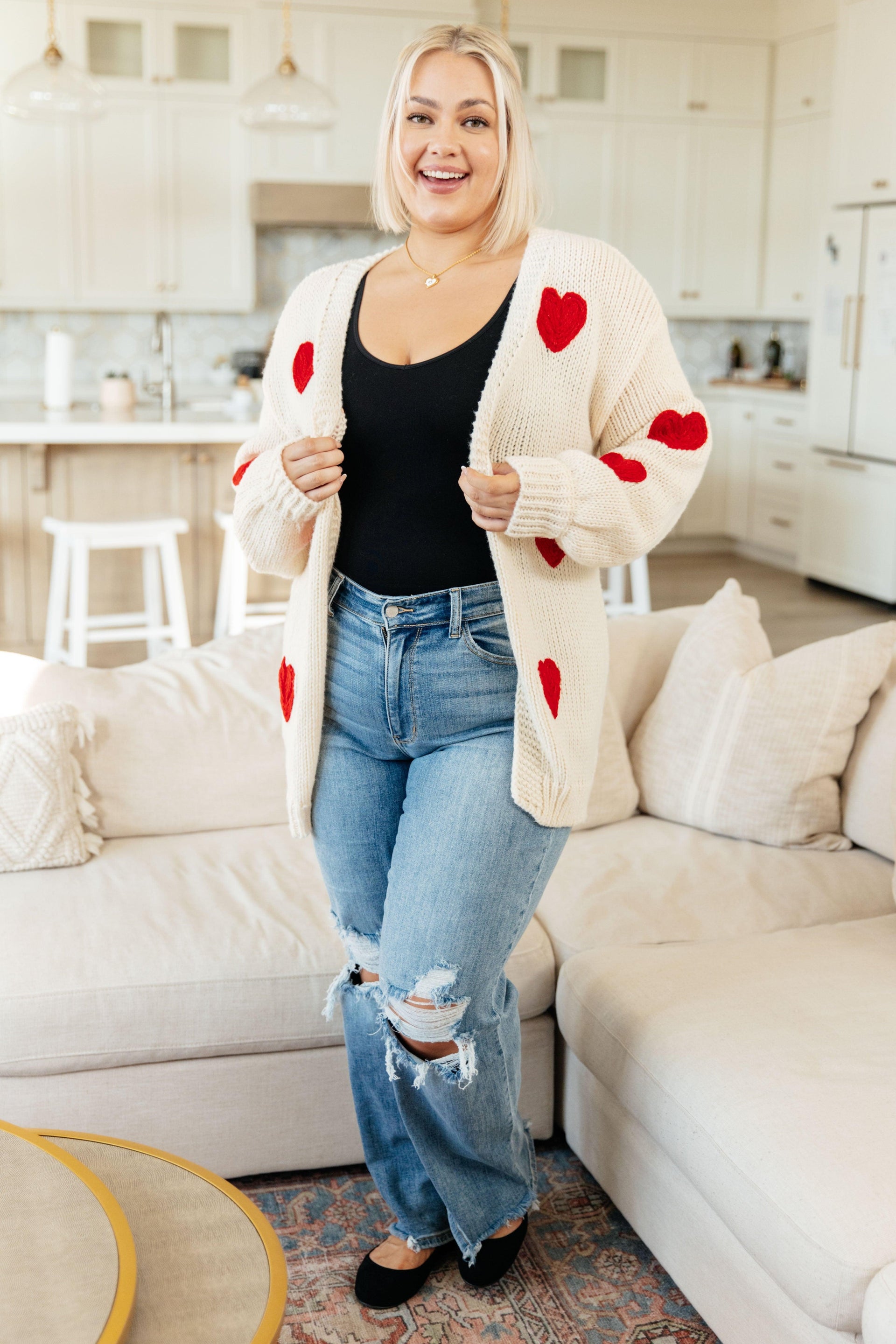 Heart Eyes Cardigan - God's Girl Gifts And Apparel