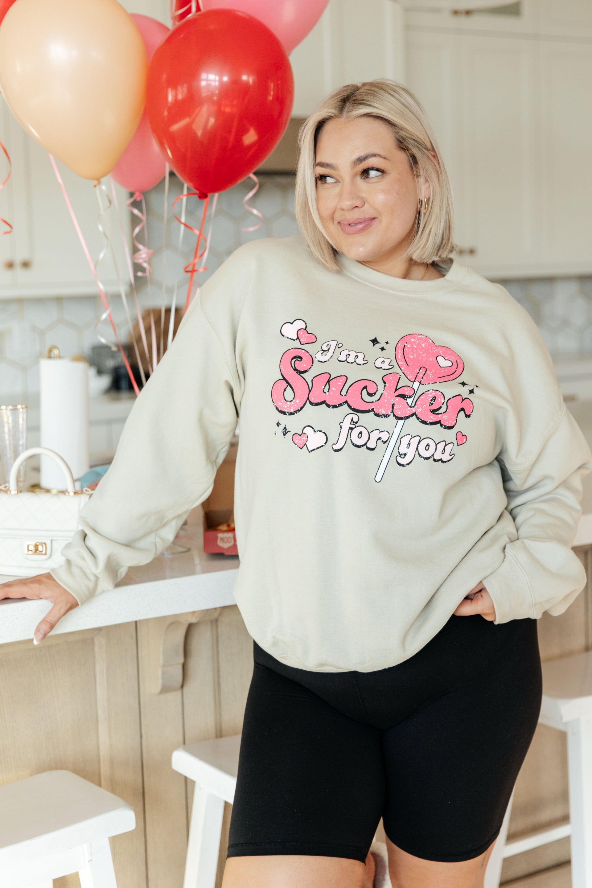 I'm A Sucker For You Valentine Pullover - God's Girl Gifts And Apparel