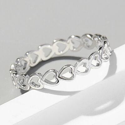 Infinite Hearts 925 Sterling Silver Ring - God's Girl Gifts And Apparel