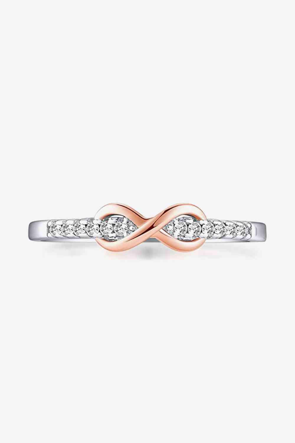 Infinity Loop Zircon 925 Sterling Silver Ring - God's Girl Gifts And Apparel