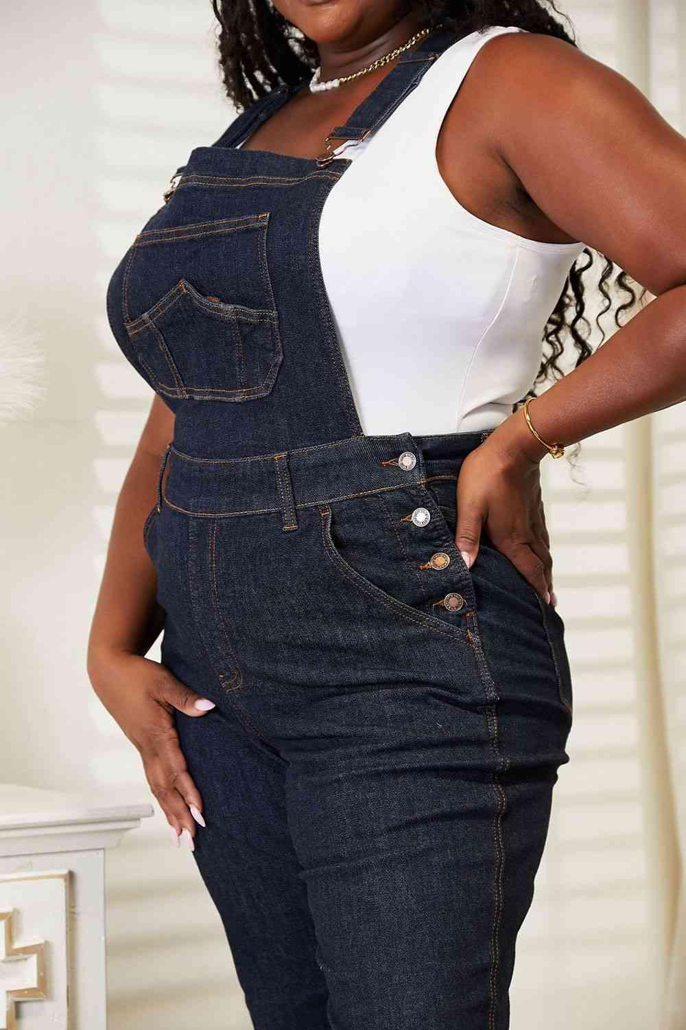 Judy Blue High Waist Classic Denim Overalls - God's Girl Gifts And Apparel