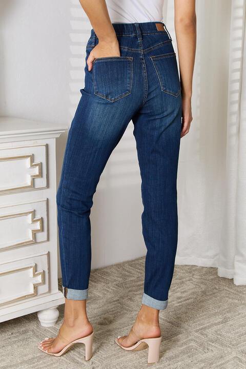 Judy Blue Skinny Cropped Jeans - God's Girl Gifts And Apparel