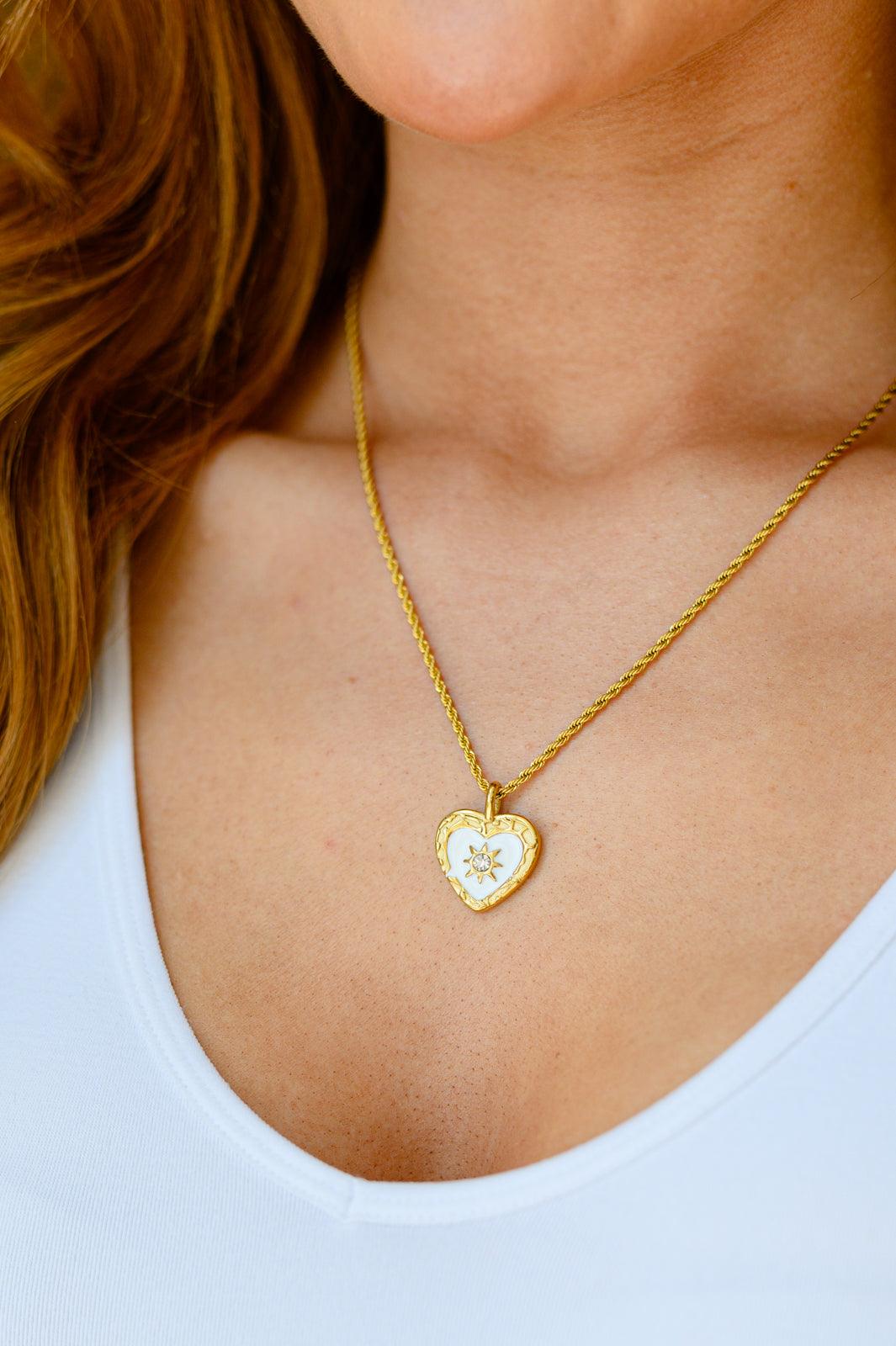 Sacred Heart Pendant Necklace - God's Girl Gifts And Apparel