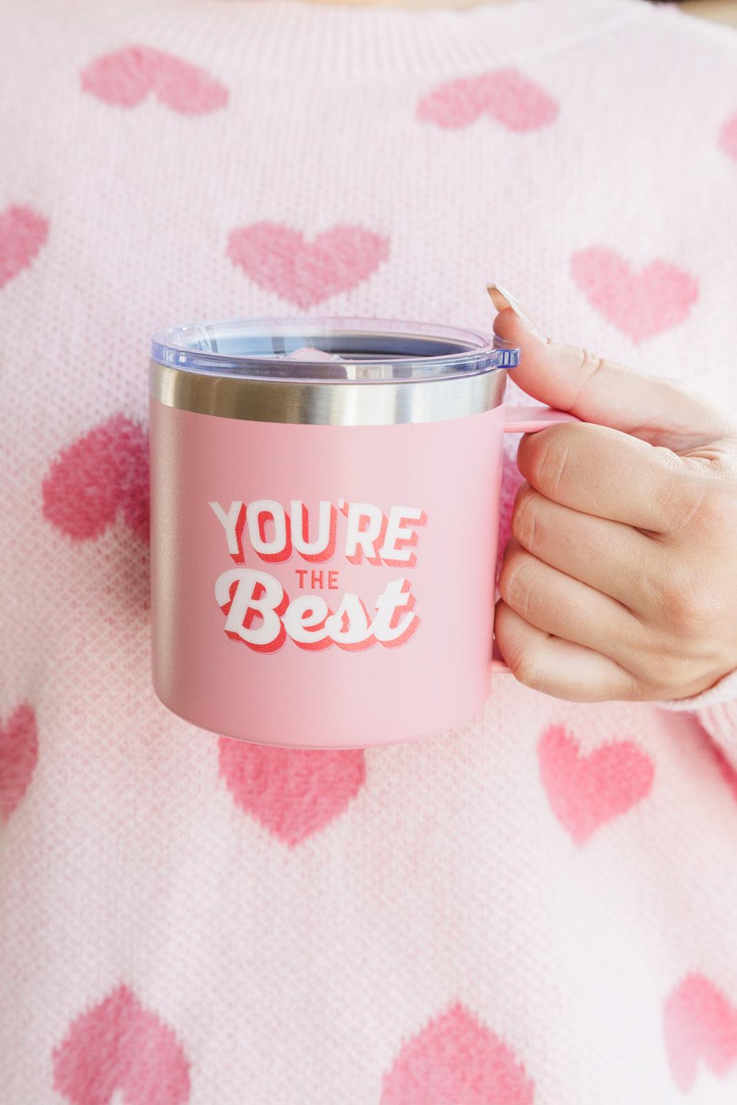 You're The Best 14 Oz Double Walled Travel Mug - God's Girl Gifts And Apparel